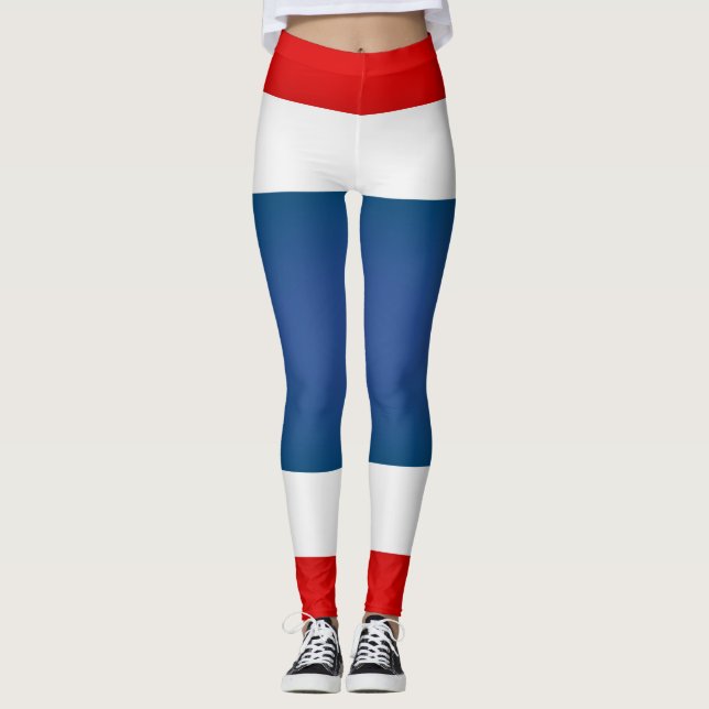 Coole Thailändische Flagge Leggings (Vorderseite)