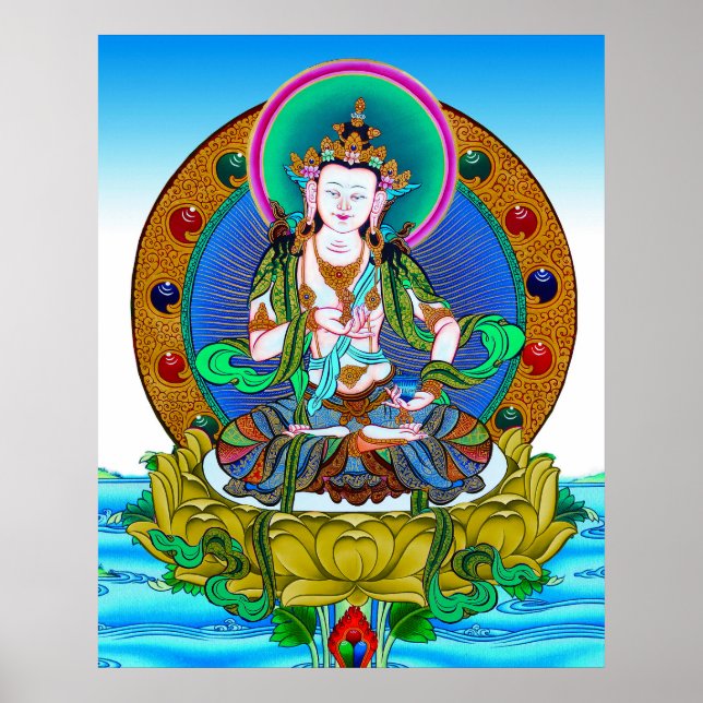 Coole Thangka Vajrasattva Tattoo mandala Poster (Vorne)