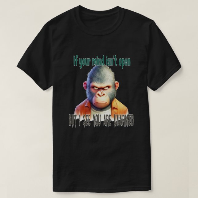 coole Tiere, Gorilla T-Shirt (Design vorne)