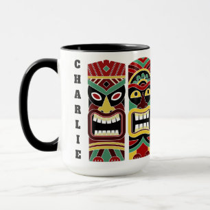 Coole Tiki Totem-Name-Tassen Tasse