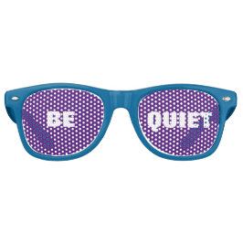 Coole tolle Unterschrift sei leise Retro-Sonnenbri Partybrille