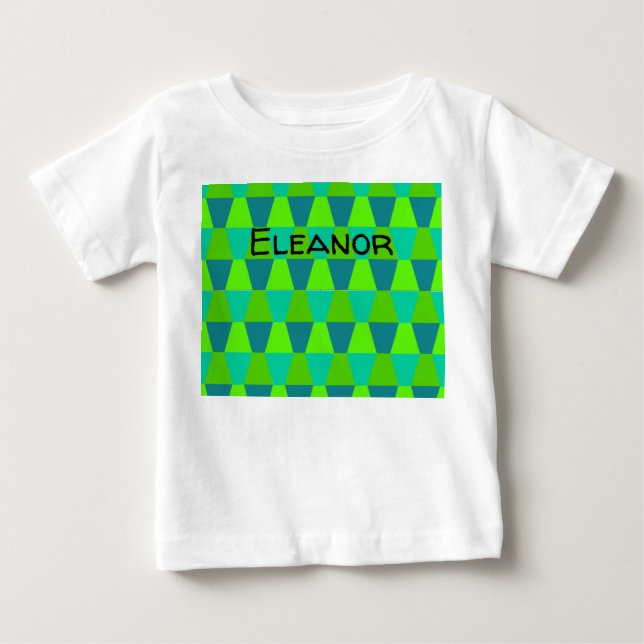 Coole Trapezoide Baby T-shirt (Vorderseite)