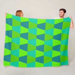 Coole Trapezoide Fleecedecke