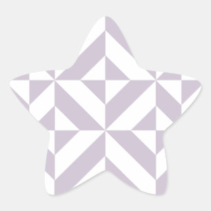 Coole Traubengeometrie Deko Cube Muster Stern-Aufkleber