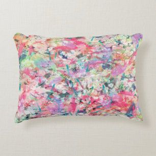 Coole trendige Aquarell-Spritzer abstrakte Kunst Zierkissen
