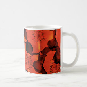 Coole, trendige, einzigartige digitale Kunst der B Kaffeetasse
