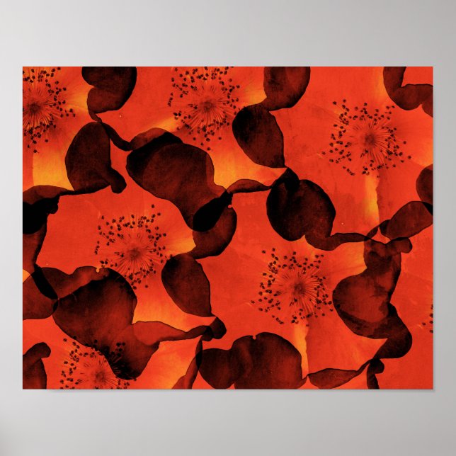 Coole, trendige, einzigartige digitale Kunst der B Poster (Vorne)