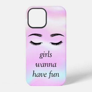 Coole trendige falsche Wimpern Chromatic Case-Mate iPhone 12 Hülle