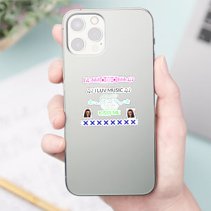 Coole trendy iPhone Stickers für die Rückseite d Aufkleber