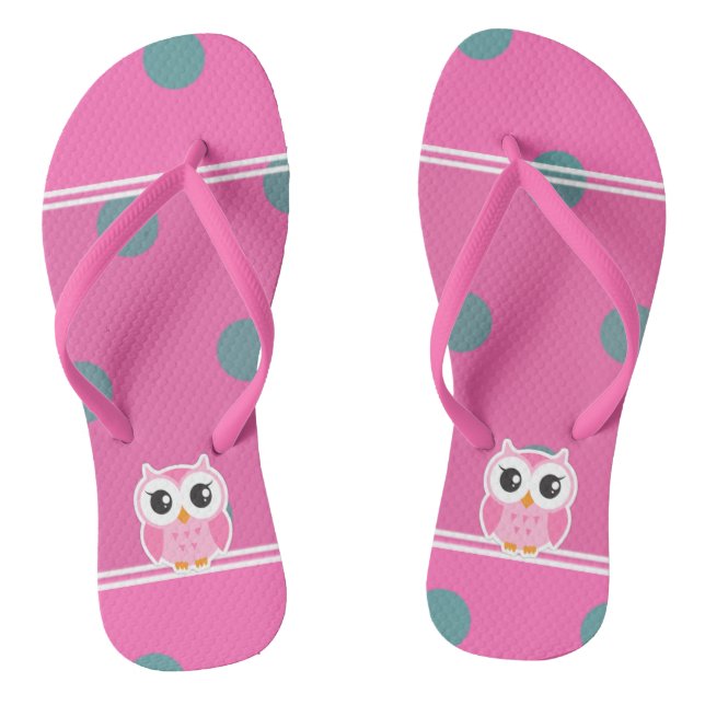 Coole trendy Polka Dosen mit Niedlichem Schüssel Flip Flops (Fußbett)