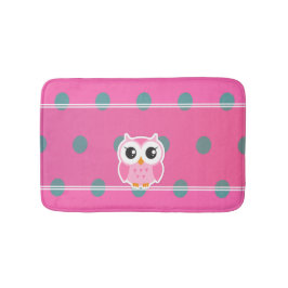 Coole trendy Polka Dots mit Niedlichen, Personalis Badematte