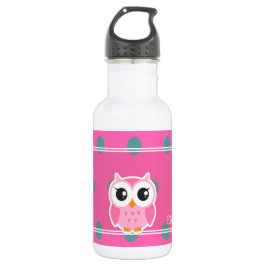 Coole trendy Polka Dots mit Niedlichen, Personalis Trinkflasche