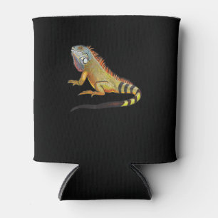 Coole tropische Iguana-Eidechse, Haustiergeschenk Dosenkühler
