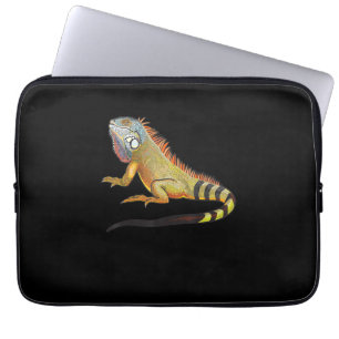 Coole tropische Iguana-Eidechse, Haustiergeschenk Laptopschutzhülle