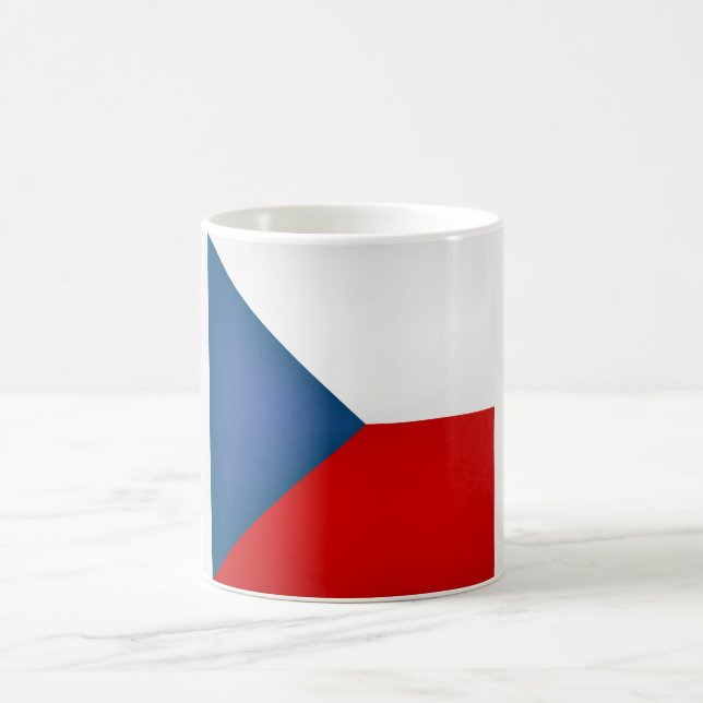 Coole tschechische Flagge Kaffeetasse (Mittel)