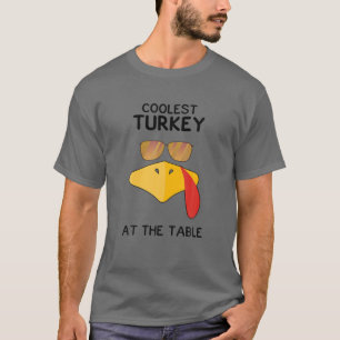 Coole Türkei am Tisch Funny Erntedank für T-Shirt