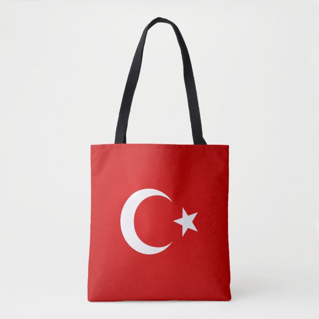 Coole türkische Flagge Tasche (Vorderseite)