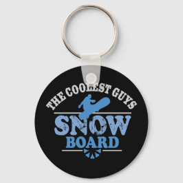 Coole Typ Snowboard Schlüsselanhänger