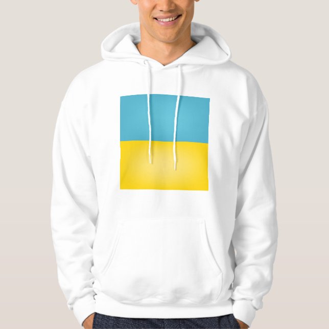 Coole ukrainische Flagge Hoodie (Vorderseite)
