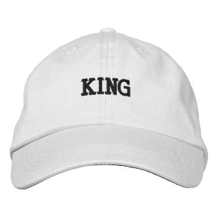Coole und ansprechende Weißfarbe Bestickte Baseballkappe