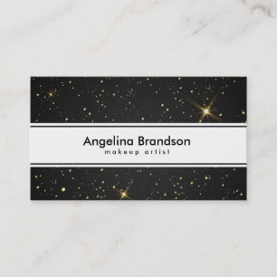 Coole und einzigartige White Confetti Business Car Visitenkarte