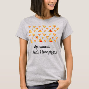 Coole und lustige Pizzaschnitte T-Shirt