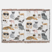 Coole und lustige Tiere mit Sonnenbrille