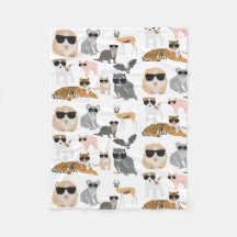 Coole und lustige Tiere mit Sonnenbrille