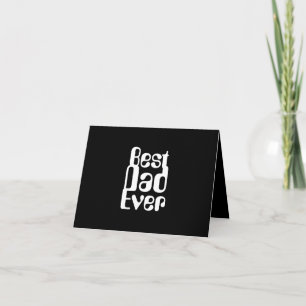 COOLE UND MINIMALISTISCHE "BESTER VATER ALLE ZEITE DANKESKARTE