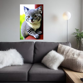 Coole und zauberhafte Hybridkatze Koala | Art der  Poster