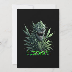 coole Unkraut-Pflanze für den Druck "Growing Wild" Einladung