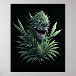 coole Unkraut-Pflanze für den Druck "Growing Wild" Poster
