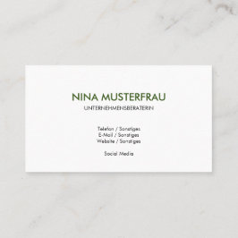 Coole Unternehmen Visitenkarten-Vorlage - Visitenkarte