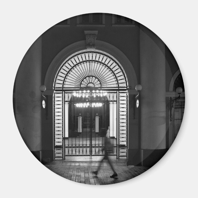 Coole, urbane, moderne Stadtlebensfotografie Magnet (Vorne)