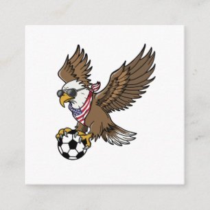 Coole USA-Fußball-Adler-Sonnenbrille Vintage Patri Begleitkarte