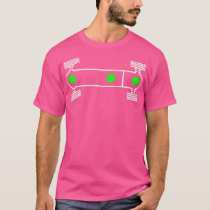 Coole Vanagon T3 Syncro DiffLock Bulli Abbildung T-Shirt