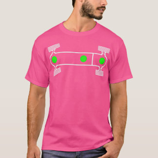 Coole Vanagon T3 Syncro DiffLock Bulli Abbildung T-Shirt
