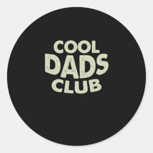 Coole Väter Club Fathday Von Tochter Son Funny Runder Aufkleber