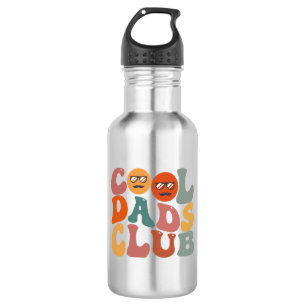 Coole Väter Club Vater Vatertag Retro Groovy Edelstahlflasche