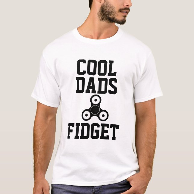 Coole Vater Fidget lustiges Fidget-Spinner Shirt (Vorderseite)