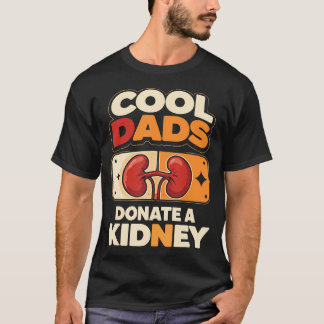 Coole Väter spenden eine Niere Retro-Organspender T-Shirt