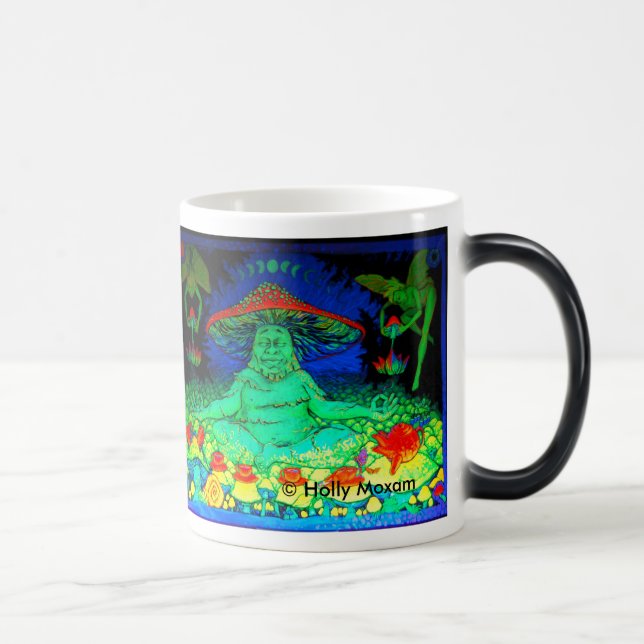 Coole verwandelnde Pilz-Tee-Tasse Verwandlungstasse (Rechts)
