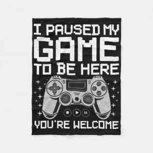 Coole Videospielkunst von Men Women Video Gamer Ga Fleecedecke