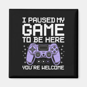 Coole Videospielkunst von Men Women Video Gamer Ga Magnet