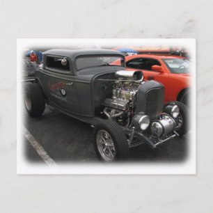 Coole Vinatge Car Postcard! Postkarte