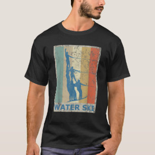 Coole Vintage Retro-Style Wasserski-Ski-Sportarten T-Shirt
