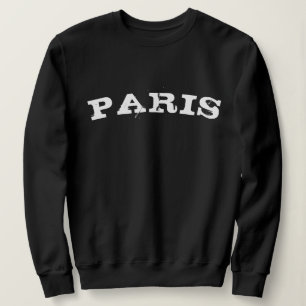 Coole Vintage Weißbriefe Frankreich Paris  Sweatshirt