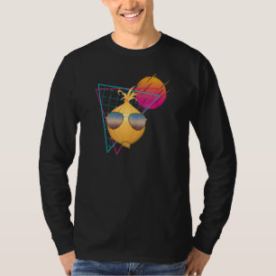 Coole Vintage Zwiebeln mit Sonnenbrille Gemüse O T-Shirt