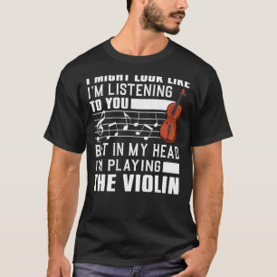 Coole Violine für Männer Violinist Viola C T-Shirt