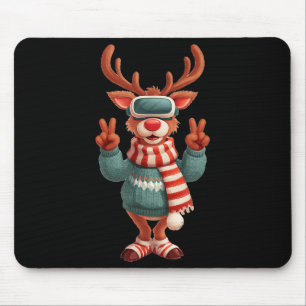 Coole Virtual-Reality-Rentier-Kostüm für Erwachsen Mousepad